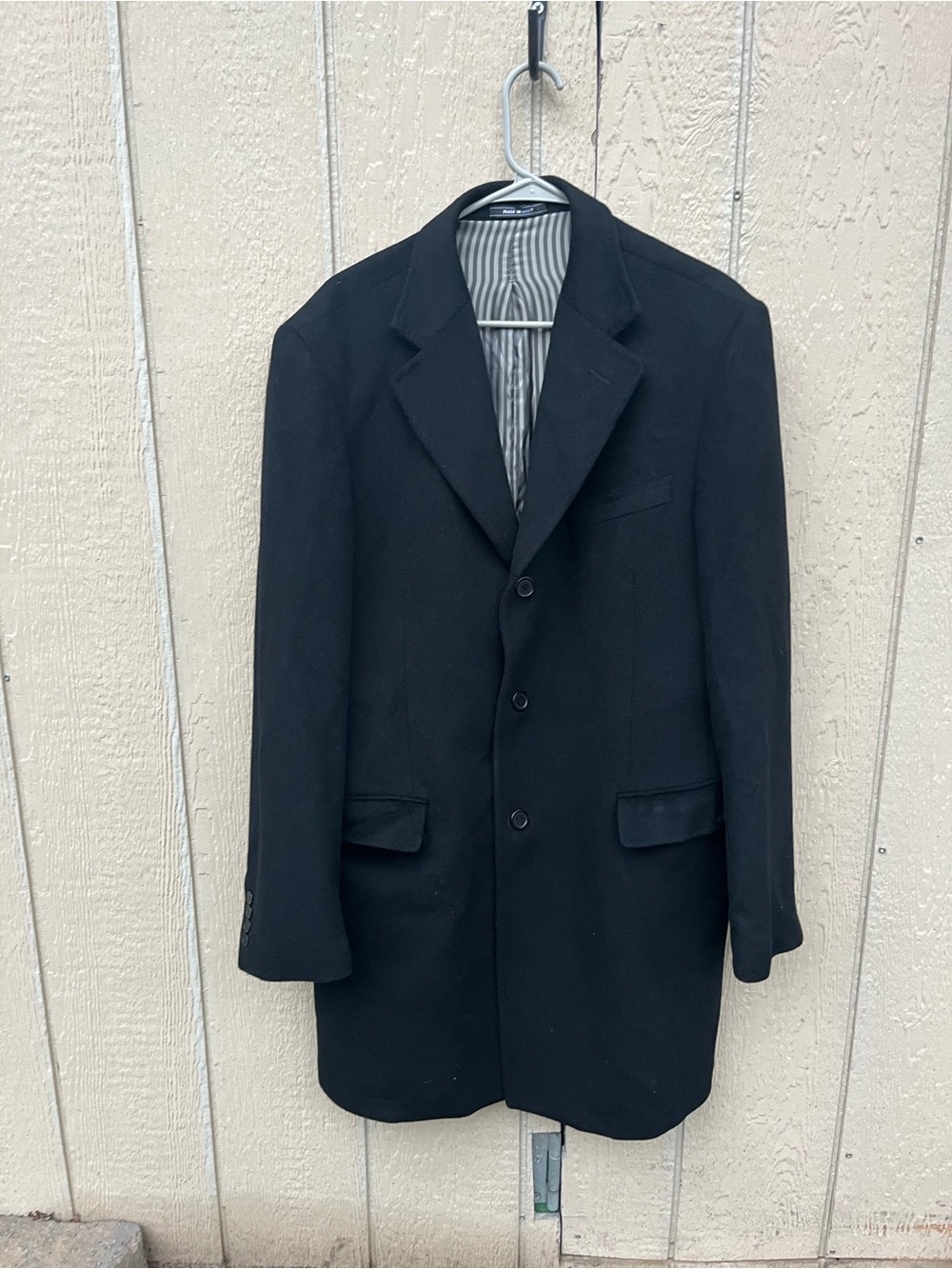 Cristian Seyban Wool Blend Pea Coat Men’s Size 44
